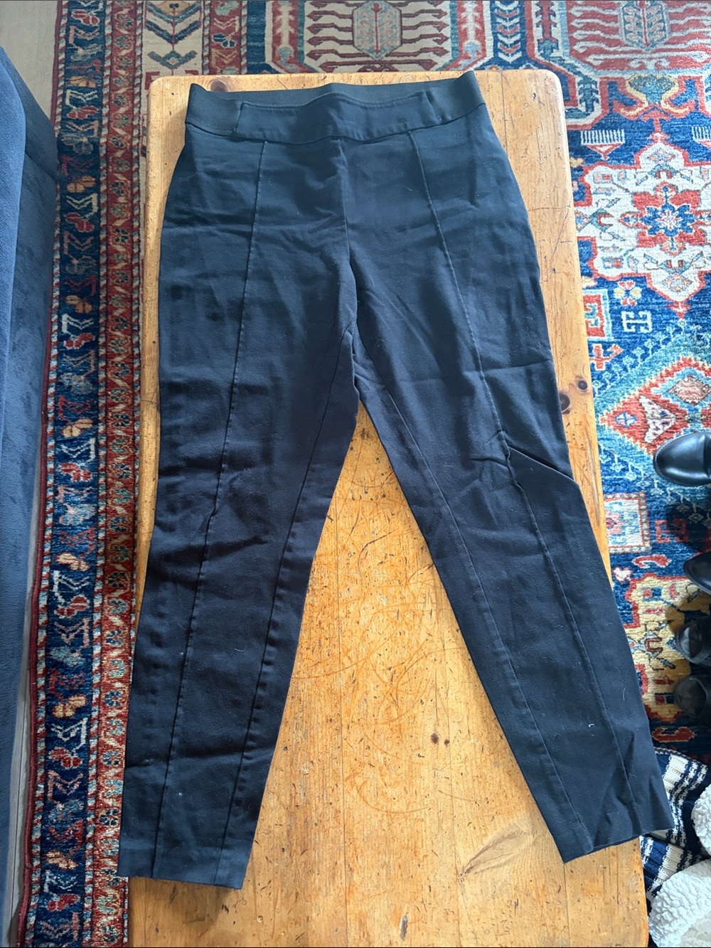 a new day Black Ponte Front Seam Skinny Pants